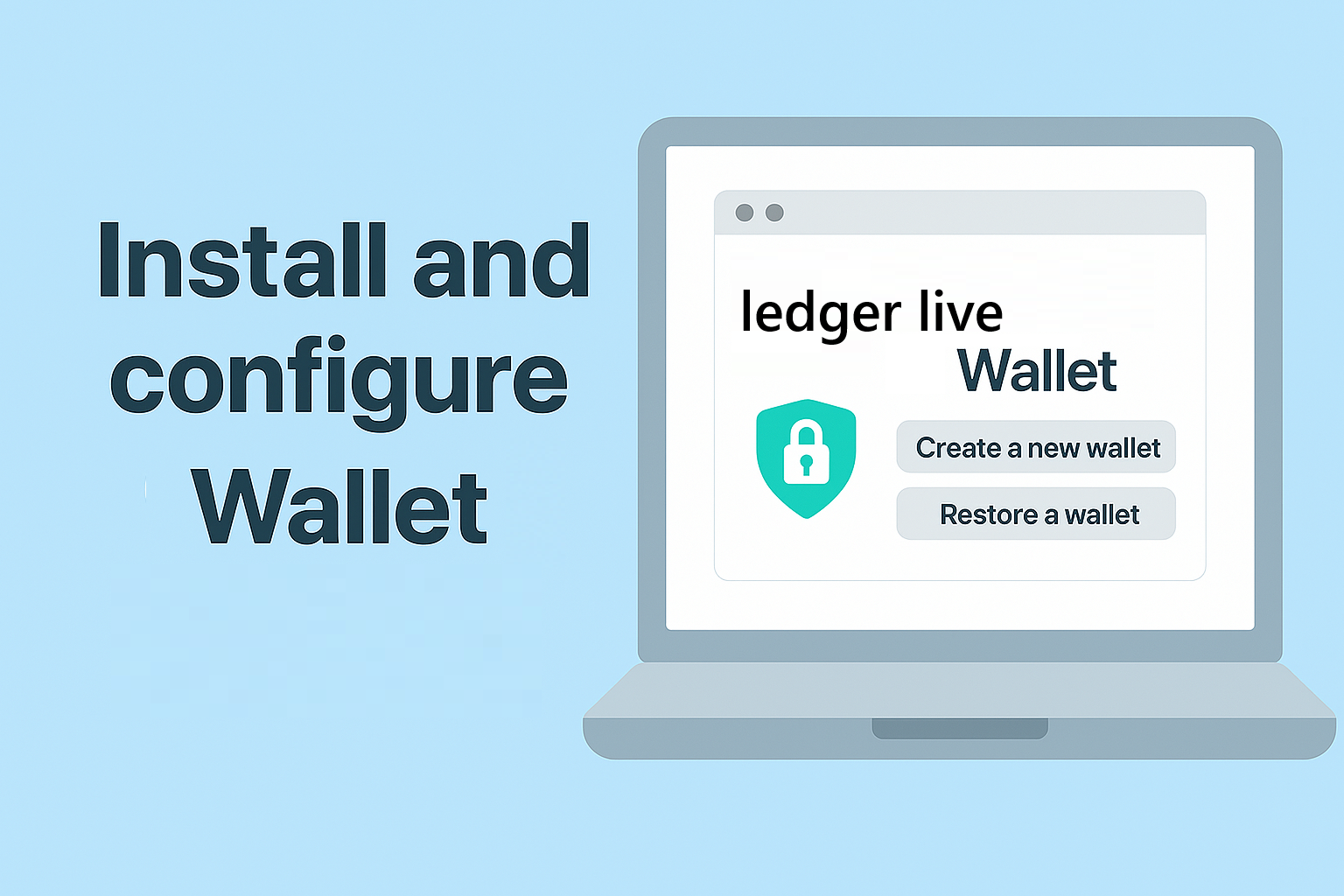 Install and configure Ledger Live Wallet